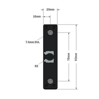 52-110-0 MODULAR SOLUTIONS DOOR LATCH SINGLE STUD